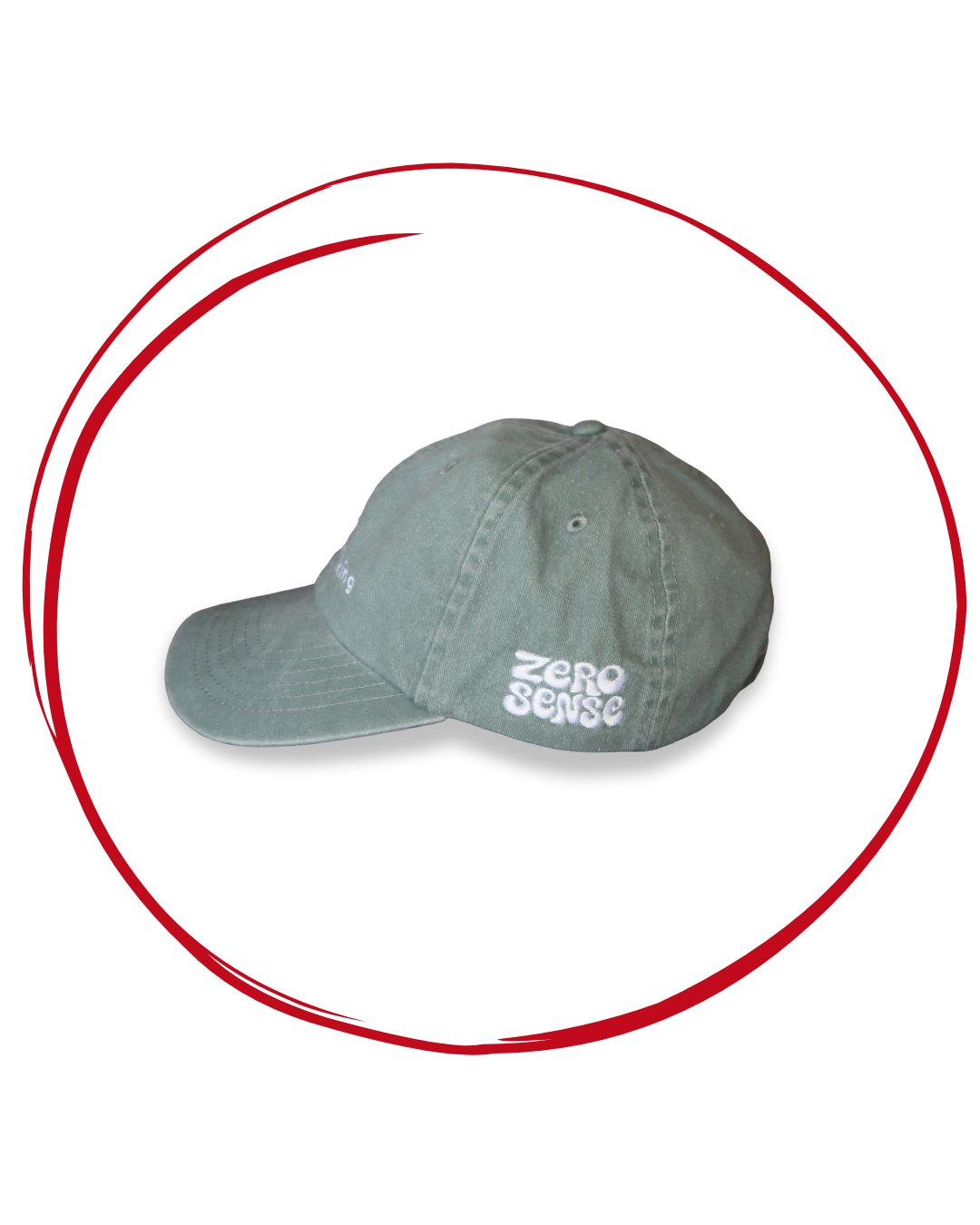 This Cap Does The Thinking - Vintage Sage Green